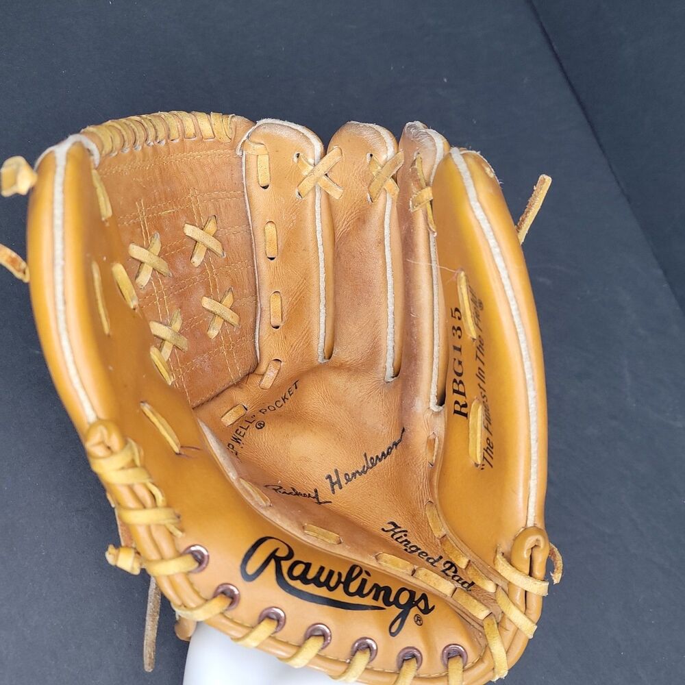 Rawlings RBG135 Rickey Henderson Baseball Glove 11 Deep Well Pocket RHT Taiwan